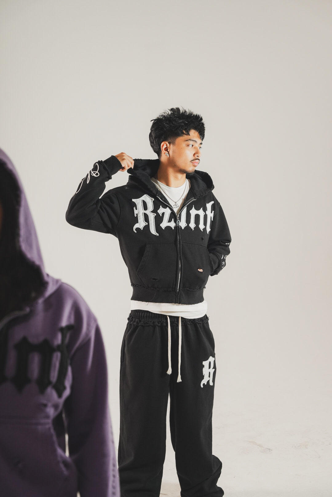PANDA BLACK HOODIE