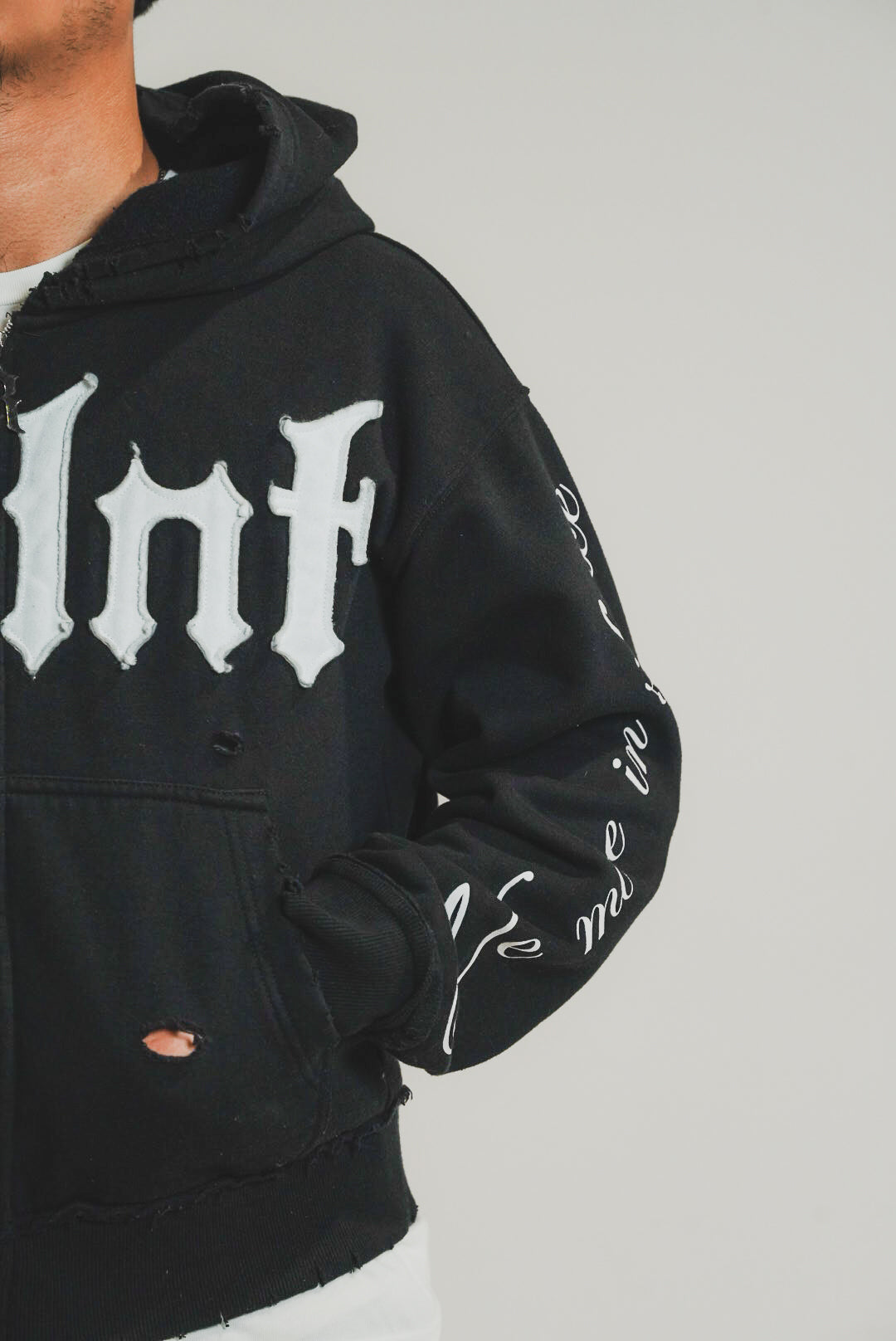 PANDA BLACK HOODIE