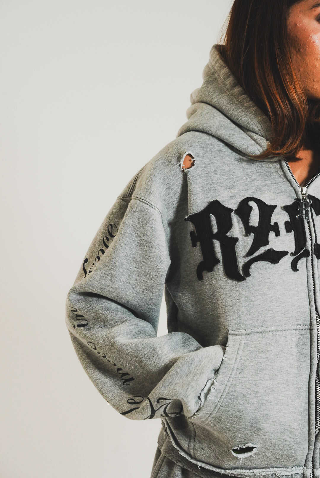 CONCRETE GREY HOODIE